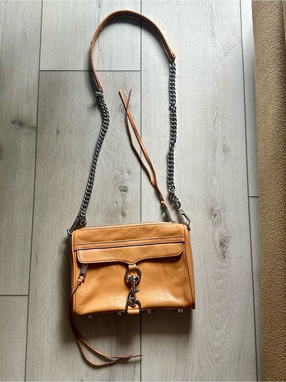Rebecca Minkoff Mini MAC Tan Leather Crossbody
